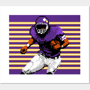 Minnesota Pixel Running Back Posters and Art